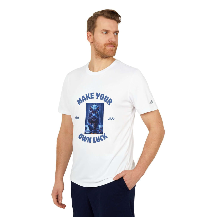 adidas® Unisex Sport T-shirt  white- PRINT EXPLORE