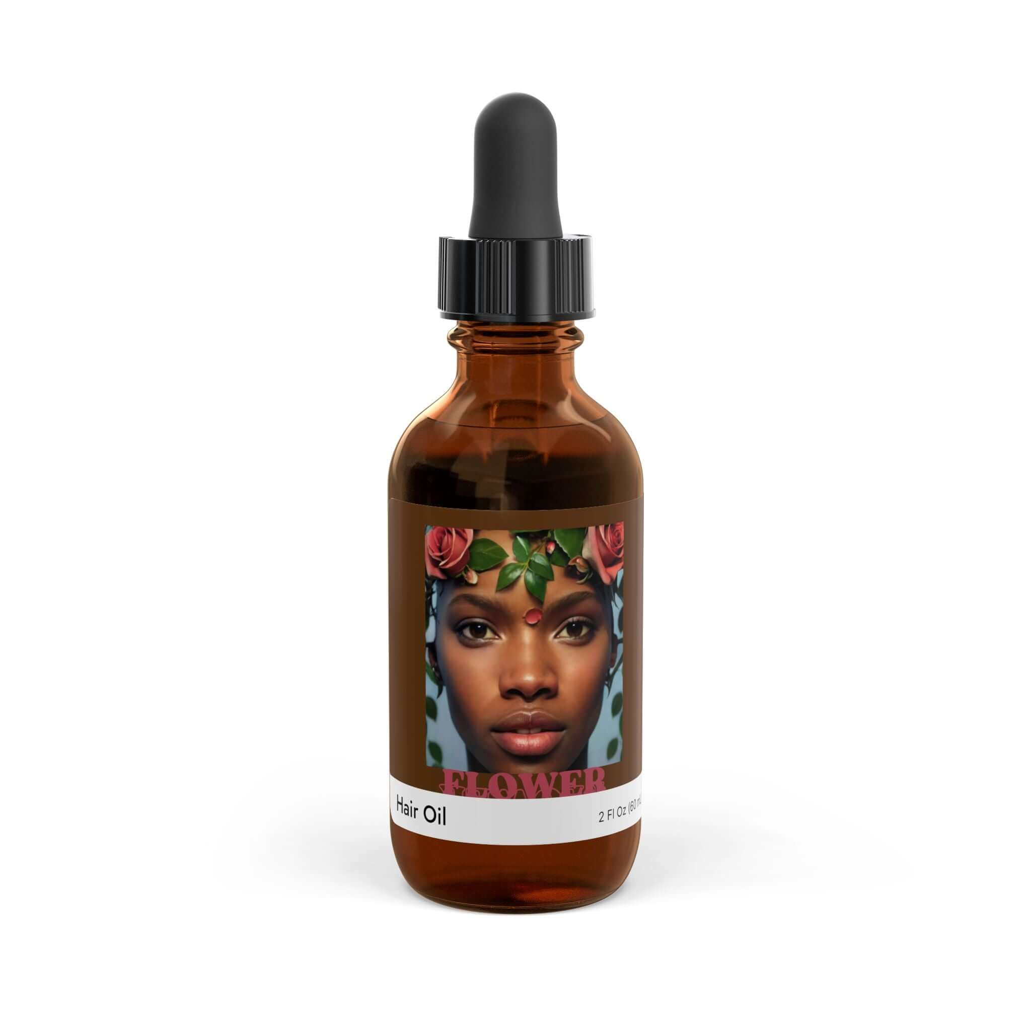 Vegan Hair Oil for growth and frizz control in eco-friendly Bottle.