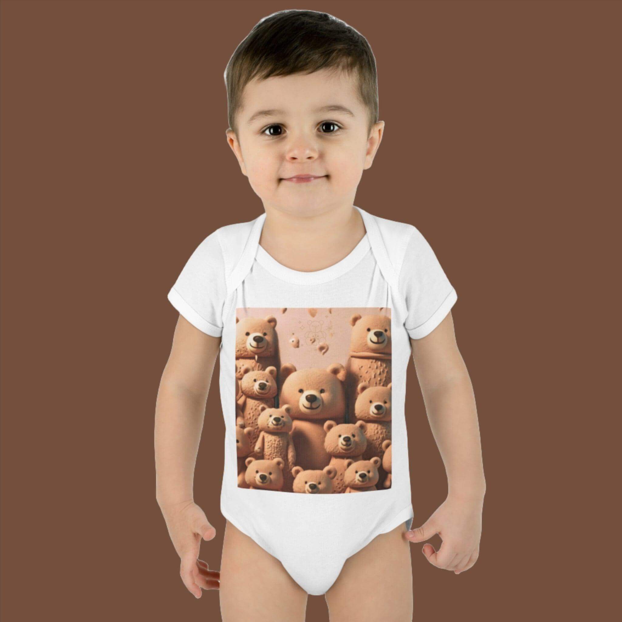 Baby Rib Bodysuit - Comfort and style - PRINT EXPLORE