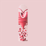 Pink Heart Personalized Bookmark - PRINT EXPLORE