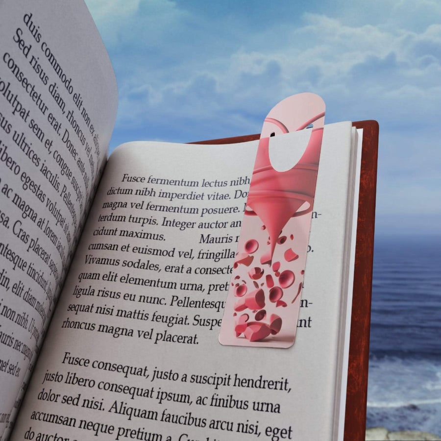 Pink Heart Personalized Bookmark - PRINT EXPLORE