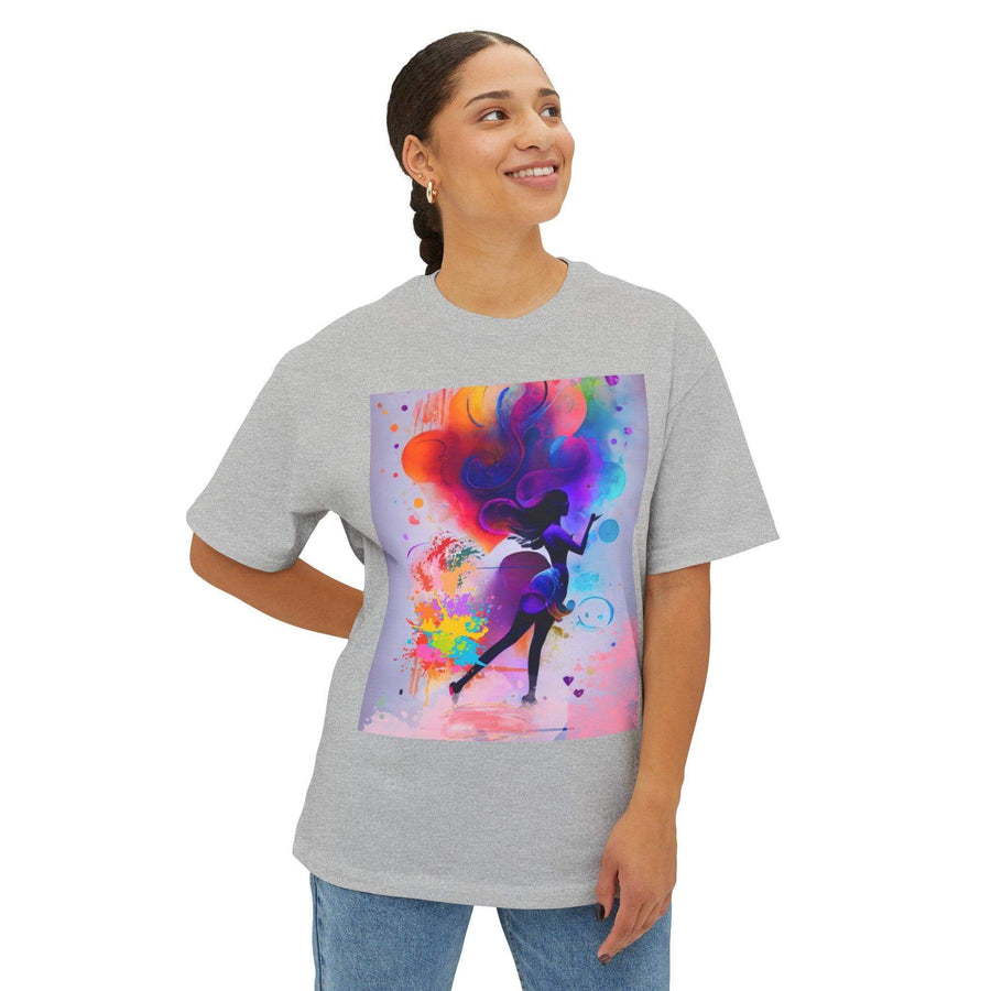 Oversized Boxy Tee - PRINT EXPLORE
