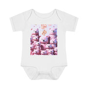 Soft & Comfy Infant Baby Rib Bodysuit - PRINT EXPLORE