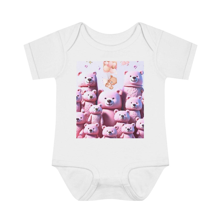 Soft & Comfy Infant Baby Rib Bodysuit - PRINT EXPLORE