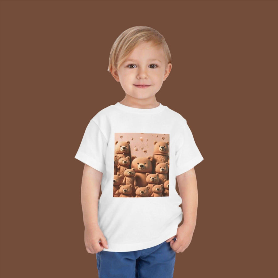 Toddler Bear Family Short Sleeve Tee - PRINT EXPLORE