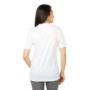 Adidas® Women's Sports T Shirt White- PRINT EXPLORE