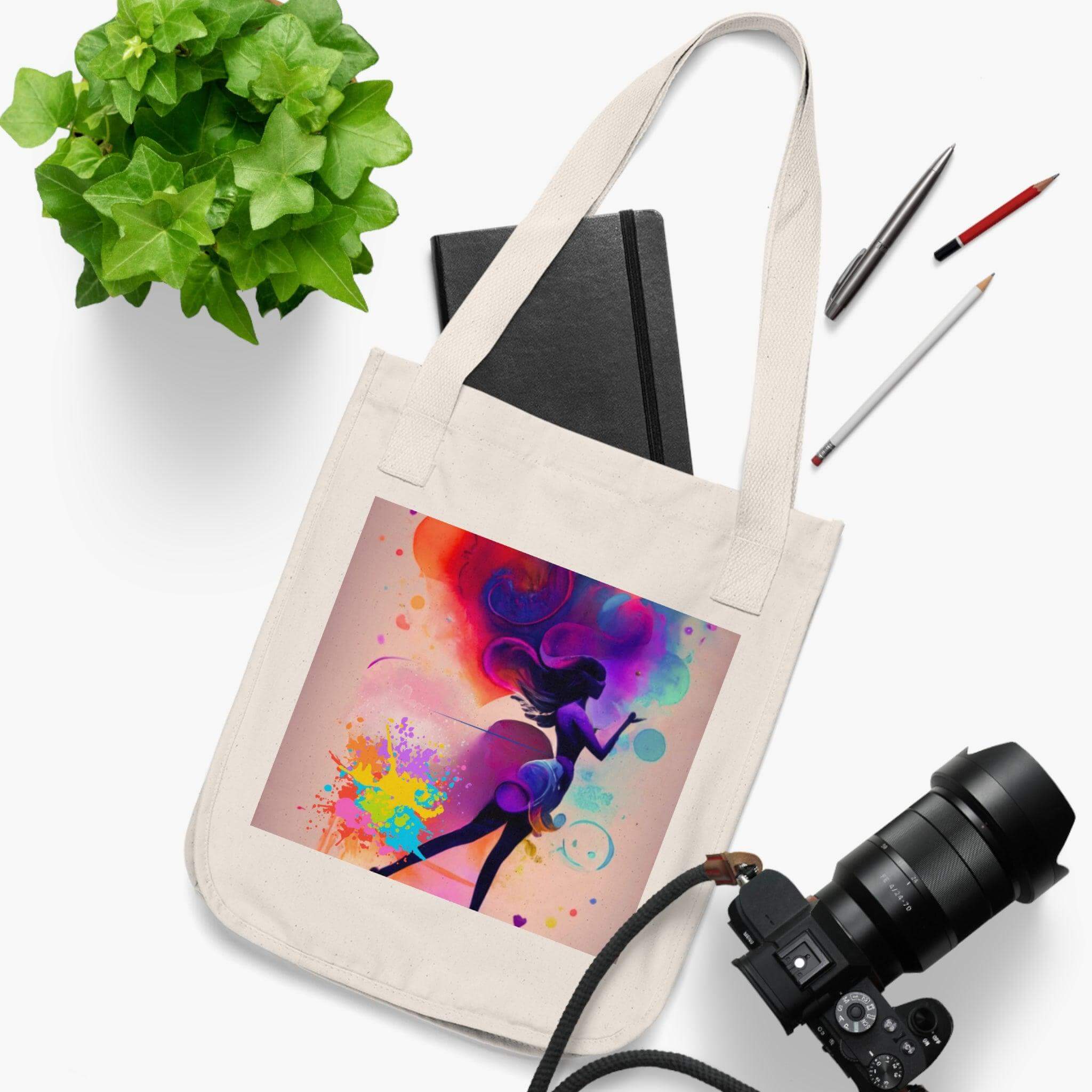 Organic Canvas Tote Bag - PRINT EXPLORE