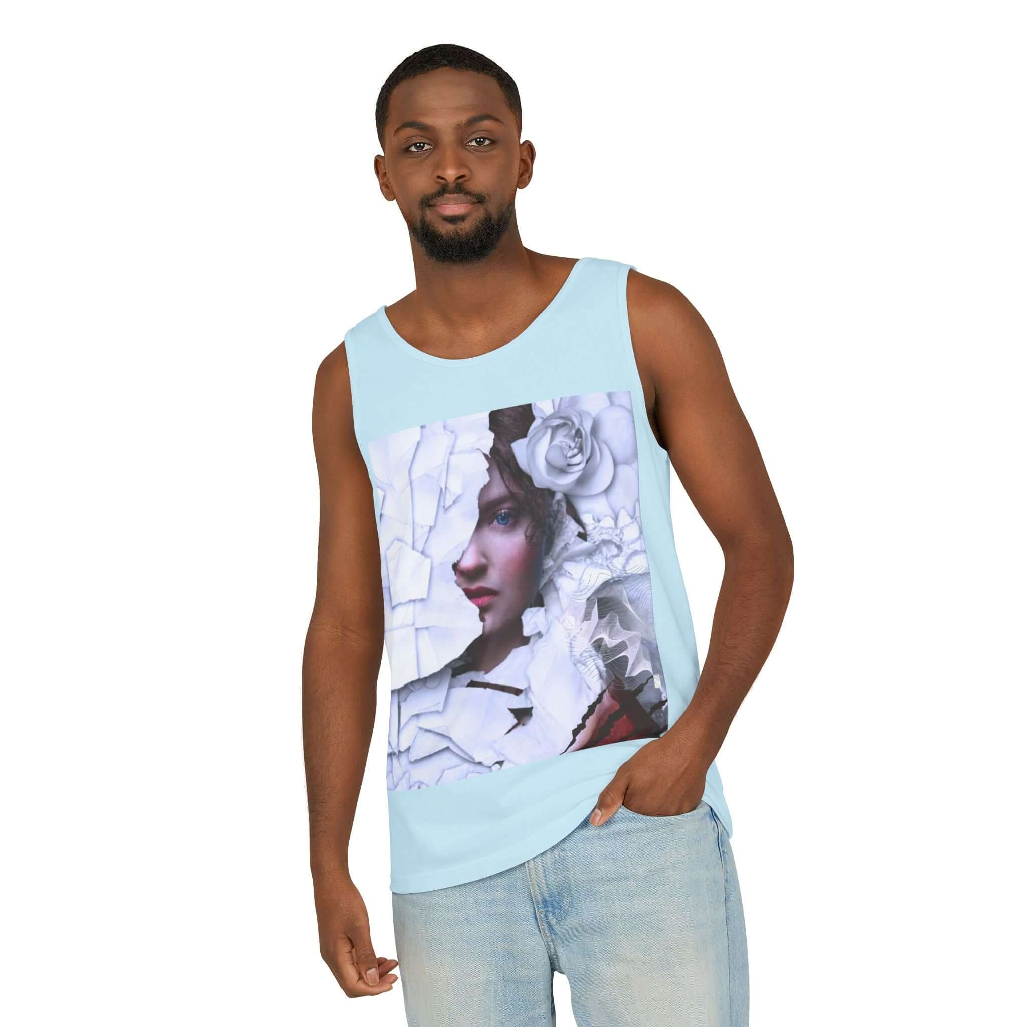 Unisex Garment - Dyed Tank Top - PRINT EXPLORE