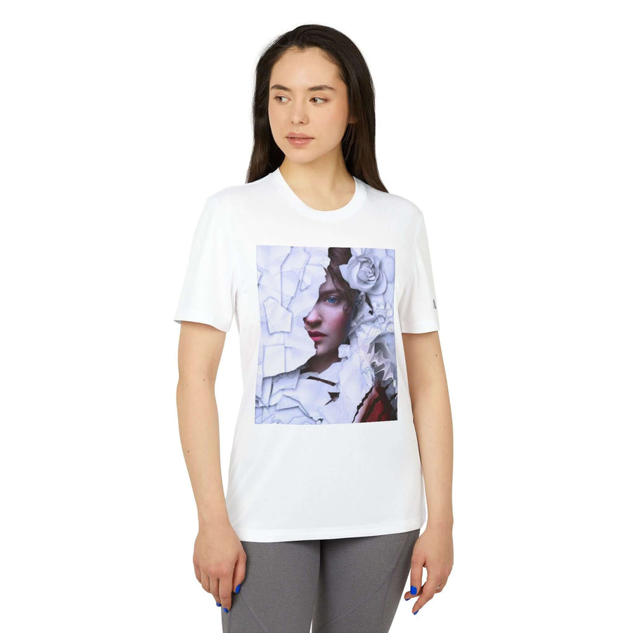 Adidas® Women's Sports T - Shirt  White - PRINT EXPLORE
