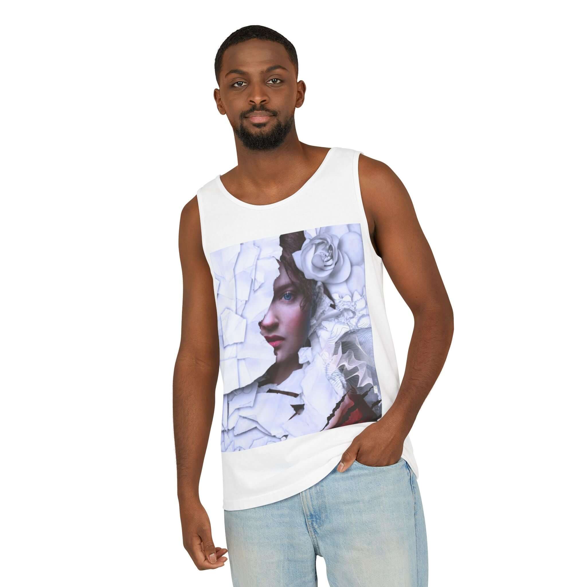 Unisex Garment - Dyed Tank Top - PRINT EXPLORE