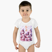 Infant Baby Ribbed Bodysuit - PRINT EXPLORE