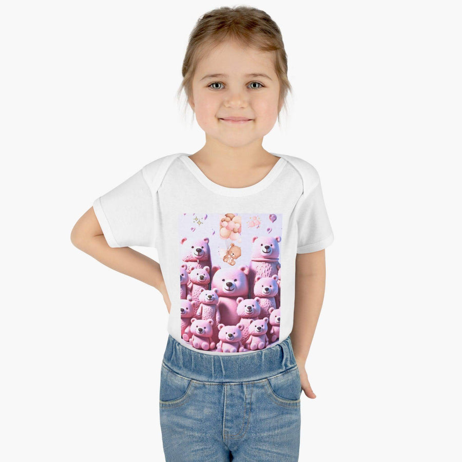 Infant Baby Ribbed Bodysuit - PRINT EXPLORE