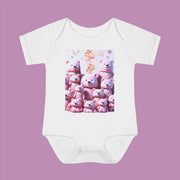 Infant Baby Ribbed Bodysuit - PRINT EXPLORE