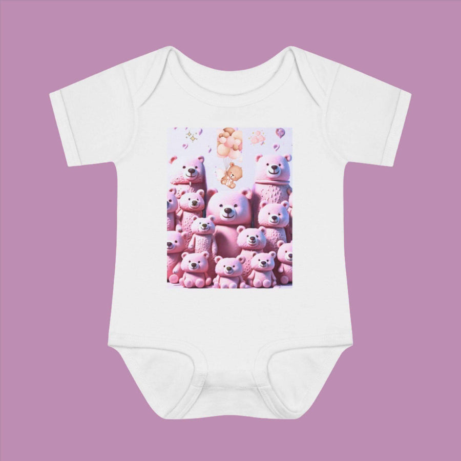 Infant Baby Ribbed Bodysuit - PRINT EXPLORE