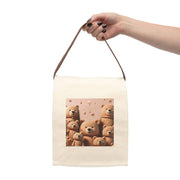 Canvas Lunch Bag With Strap - PRINT EXPLORE