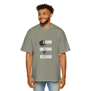 Men's Heavy Oversized Tee - PRINT EXPLORE