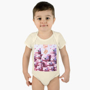 Soft & Comfy Infant Baby Rib Bodysuit - PRINT EXPLORE