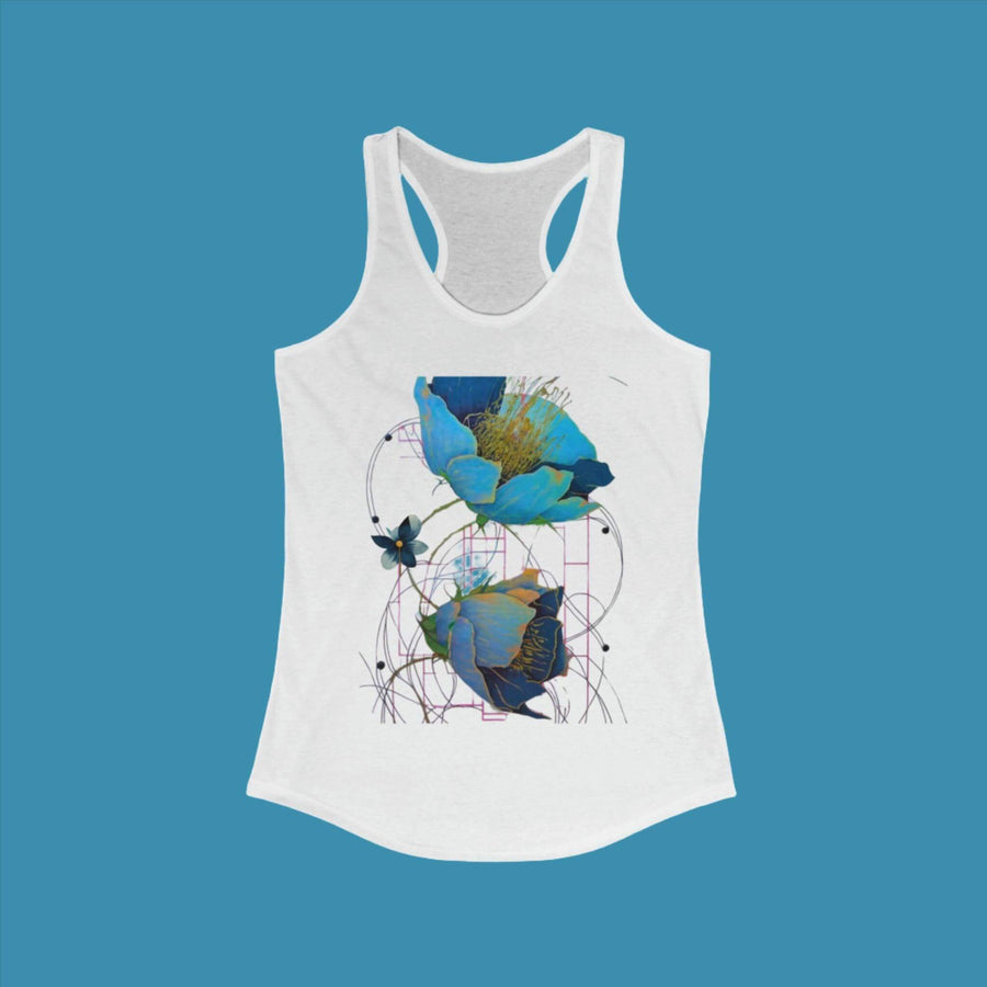 Womens Ideal Racerback Tank - PRINT EXPLORE