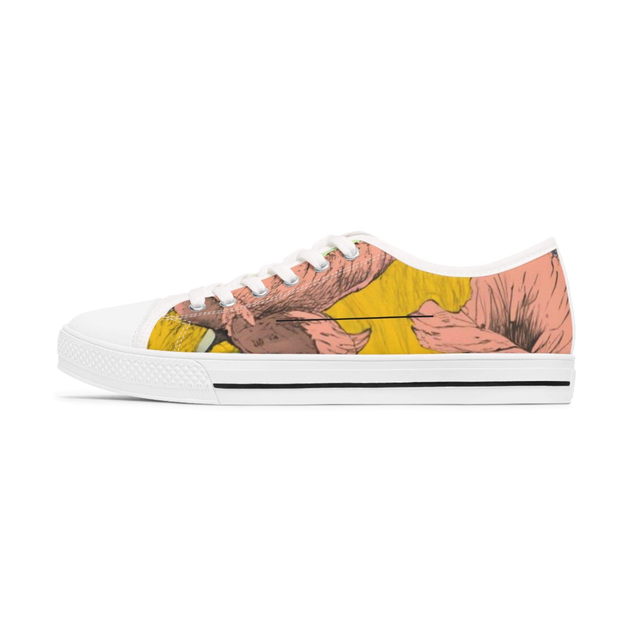 Women's Low Top Sneakers - PRINT EXPLORE